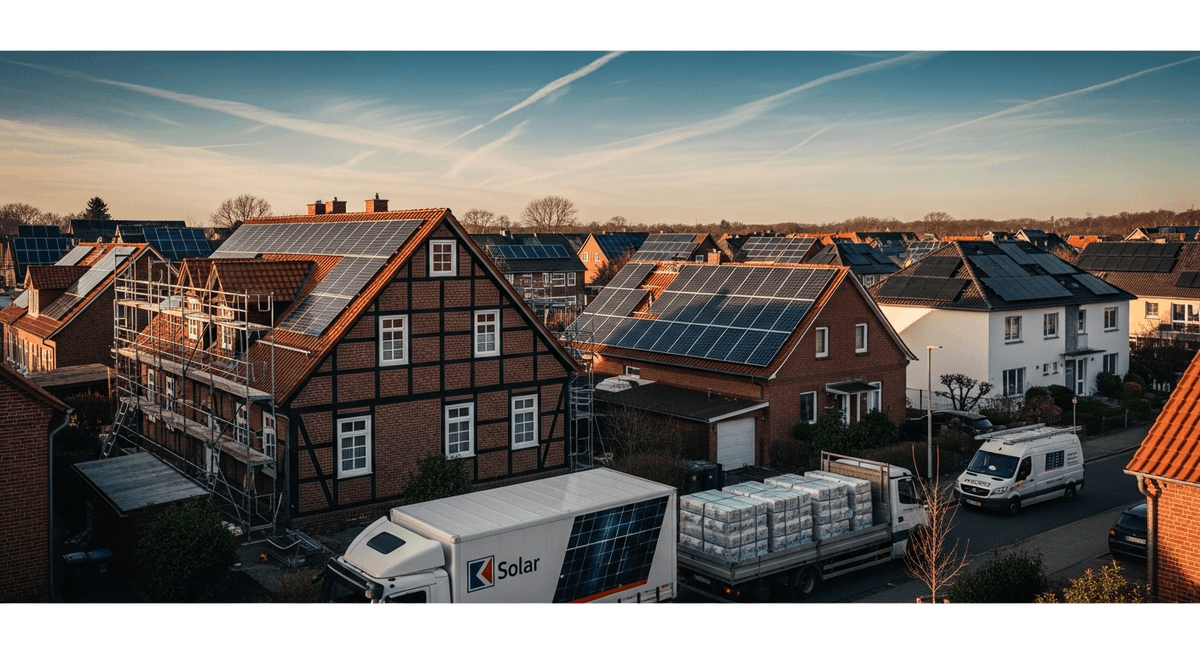 Photovoltaik-Ausbau in Deutschland 2021 – Moderater Anstieg trotz Lieferkettenprobleme